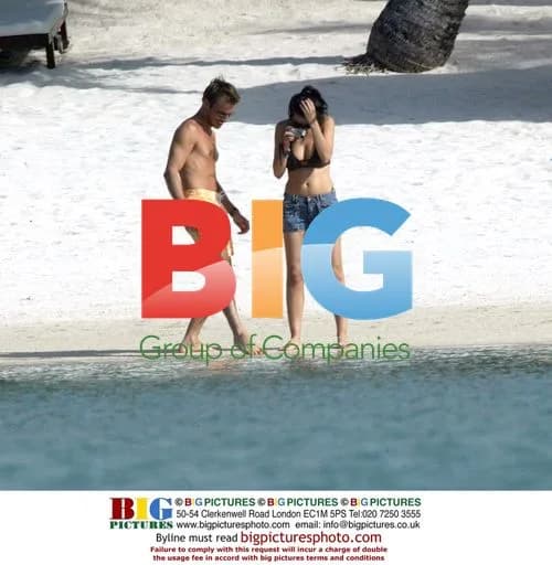 Dannii Minogue and Jeremy Garamont in Mauritius