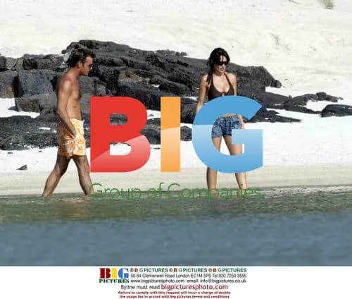 Dannii Minogue and Boyfriend on Holiday in Mauritius