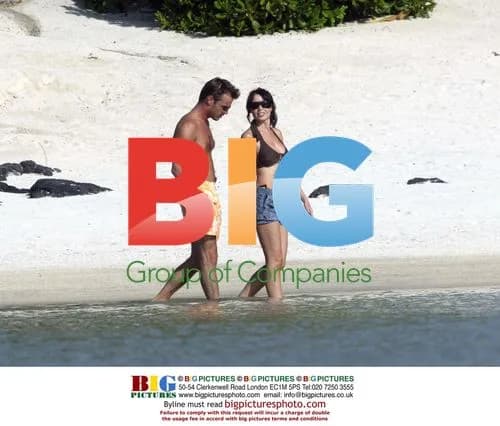 Dannii Minogue and boyfriend relax in Mauritius
