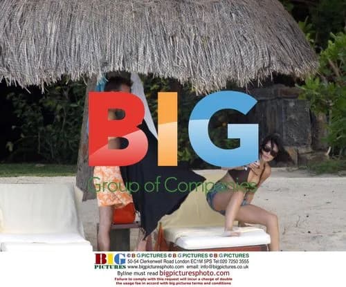 Dannii Minogue on holiday in Mauritius