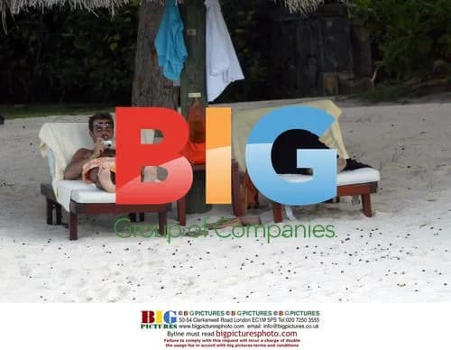 Dannii Minogue and Jeremy Garamont in Mauritius