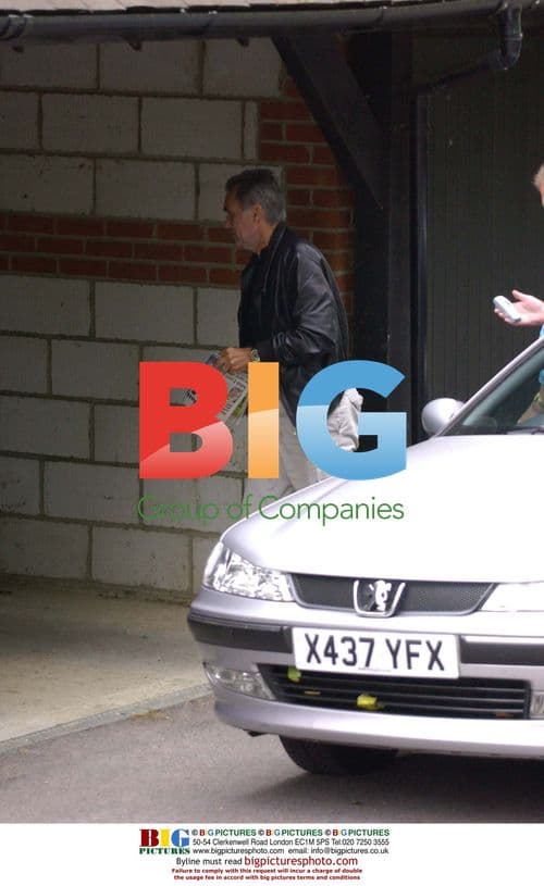 George Best arriving home in Surrey