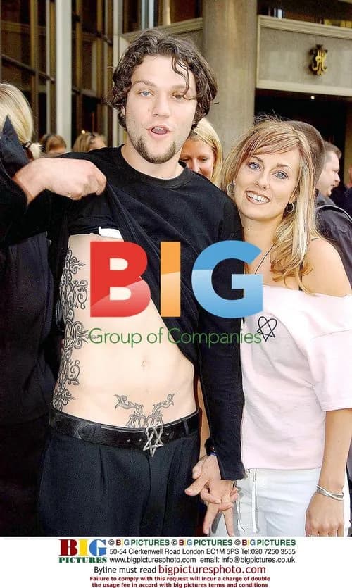 Bam Margera and girlfriend at Kerrang Awards