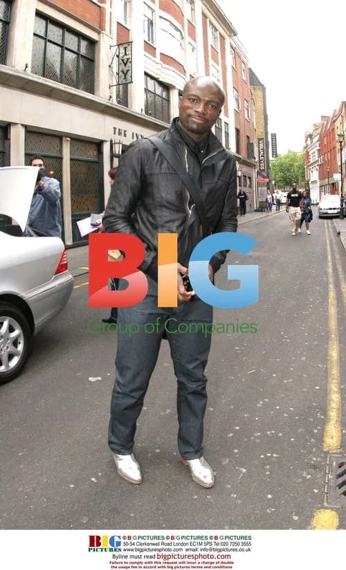 Singer Seal Arriving at Ivy Restaurant in London