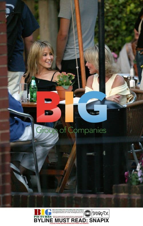 Rachel Stevens with Mother in London