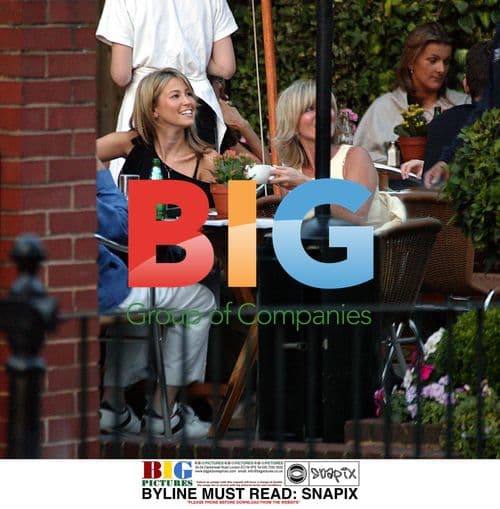 Rachel Stevens Having Lunch with Mother