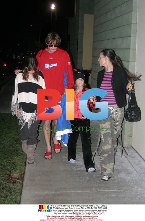 Ashton Kutcher and Demi Moore Return After Clippers Session