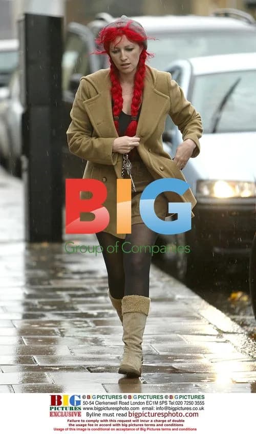Jane Goldman out and about in London