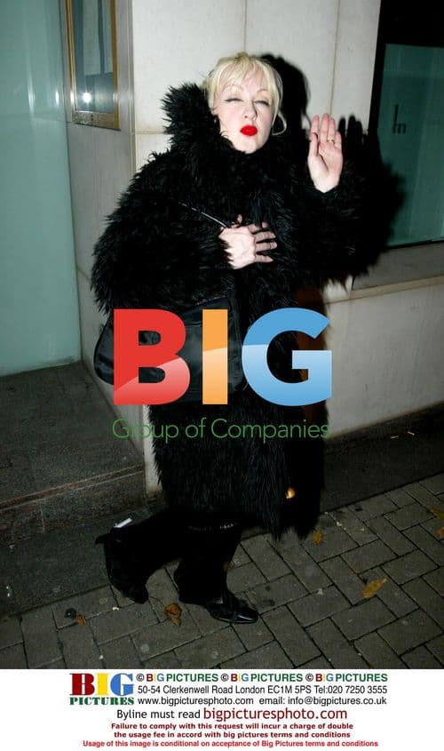 Cindy Lauper at Nobu London