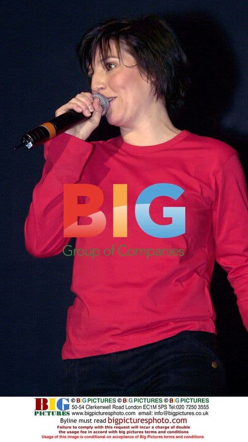 Sharleen Spiteri performing at Capital Fm's Christmas Live show 2003