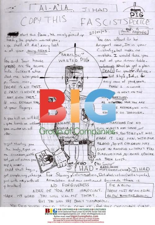 Jailhouse Sketches by Lee Boyd Malvo