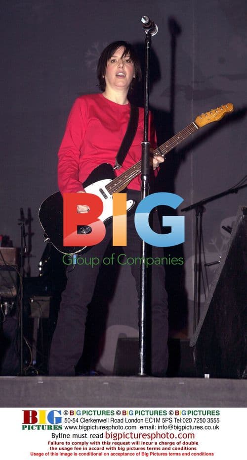 Sharleen Spiteri at Christmas Live Show 2003