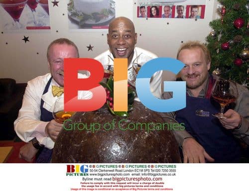 Celebrities Launch Luxurious Christmas Pudding