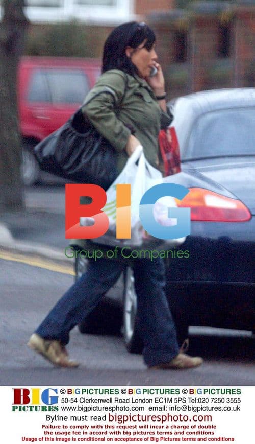 Jessie Wallace with boyfriend in London