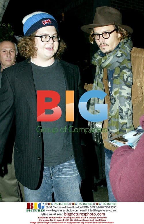 Johnny Depp at the Ivy