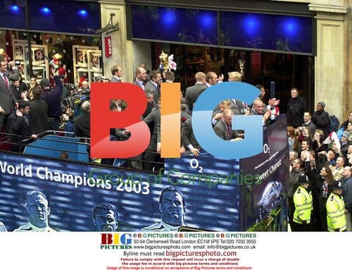 England's Rugby World Cup Victory Parade