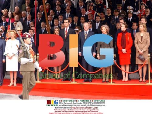 Spanish Royal Family at 25th Constitution Anniversary