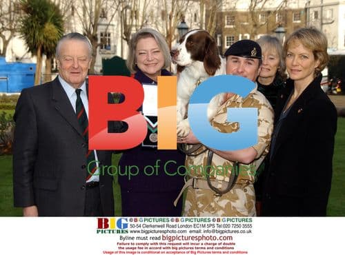 British Army Dog Awarded Medal