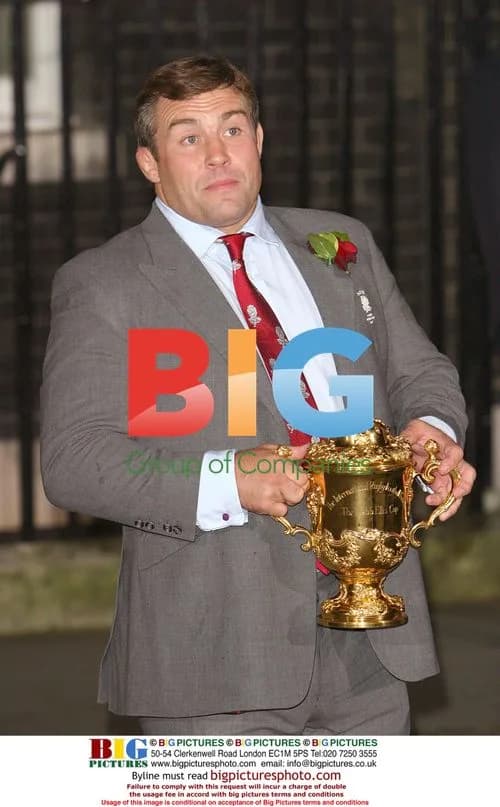 Jason Leonard attends reception with PM at Downing Street
