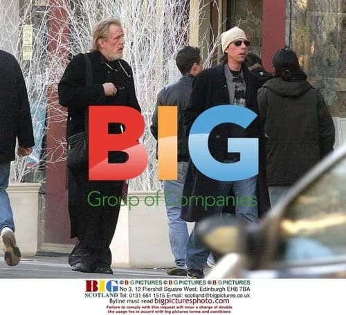 Nick Nolte walking in Paris
