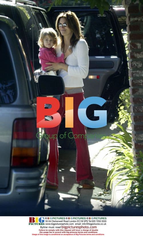 Cindy Crawford and Randy Gerber at Kids' Party