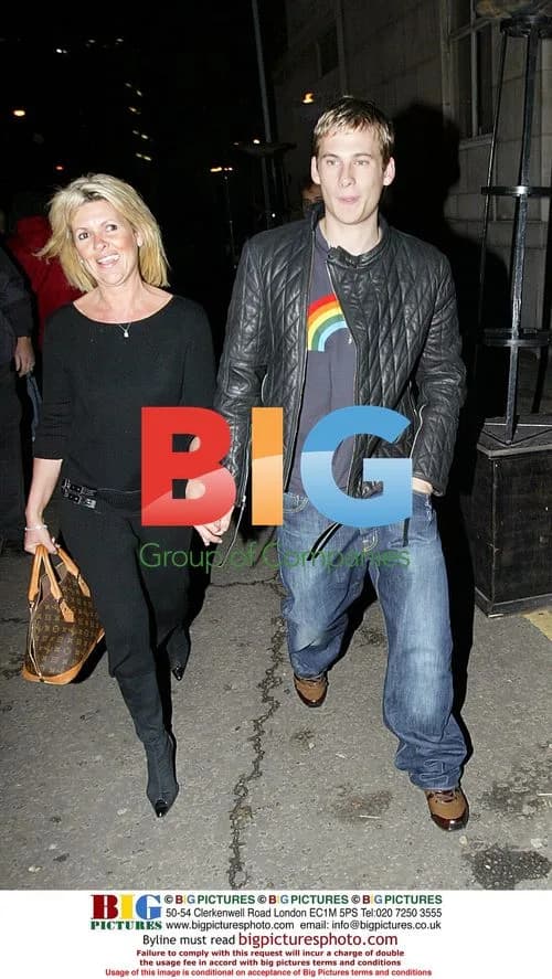 Singer Lee Ryan at Charity Gala