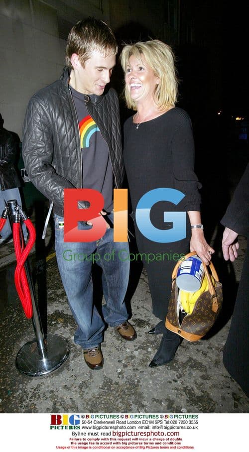 Lee Ryan leaves 'La Dolce Vita' event with mother