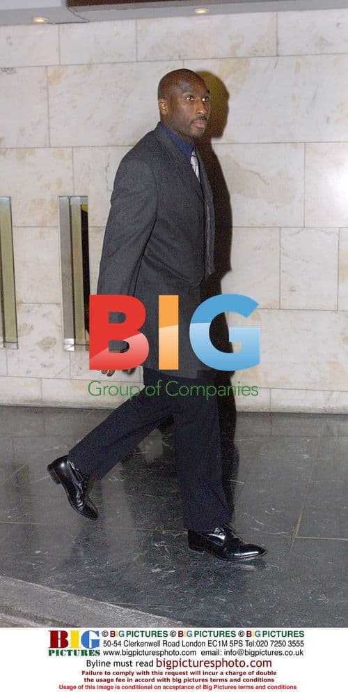 Sol Campbell at Arsenal Christmas Party