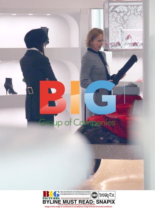 Trudie Styler Goes Boot Shopping in London