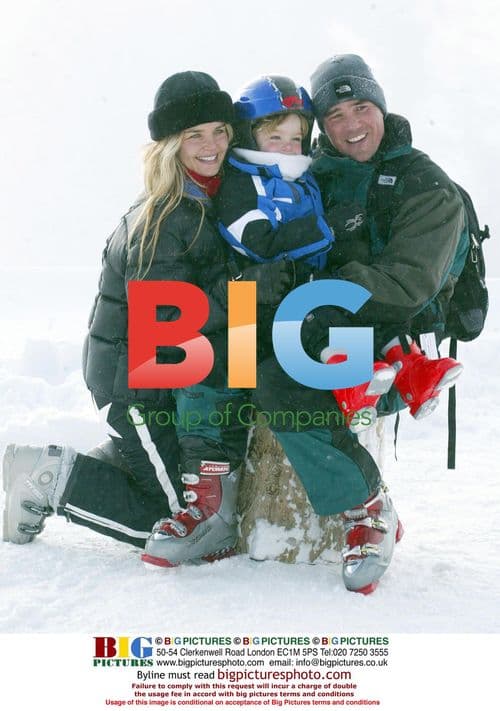Dean Caine Skiing with Family