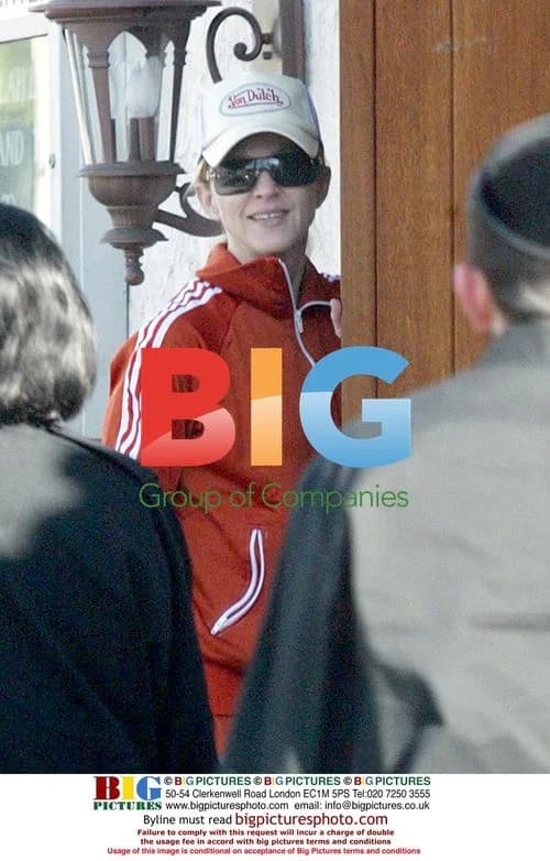 Madonna in Red Adidas Tracksuit