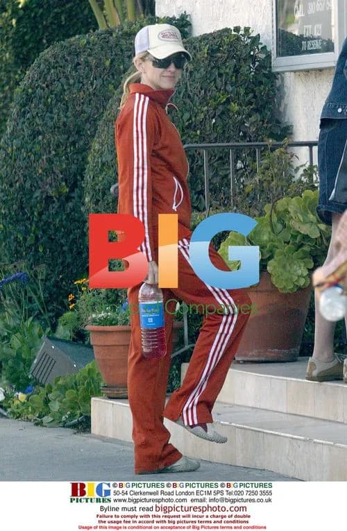 Madonna in Red Tracksuit at Kabbalah Center