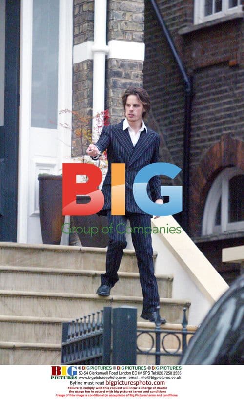 Sadie Frost and boyfriend leave her London home