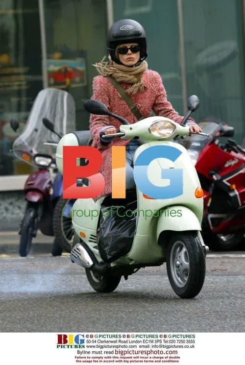 Laura Bailey Rides Vespa