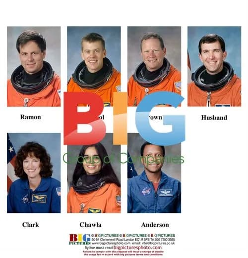 NASA Portrait of Columbia Shuttle Crew