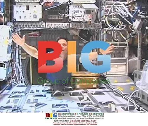 Israeli astronaut ILAN RAMON in Columbia's Spacehab