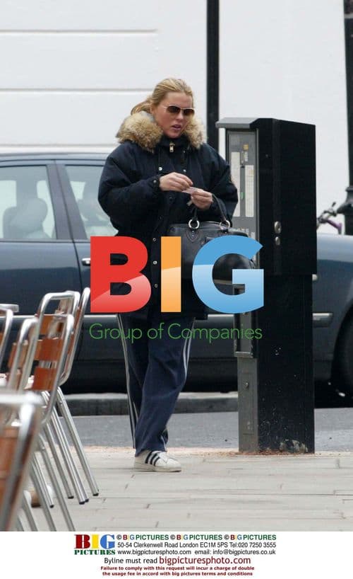 Patsy Kensit Shopping in West London