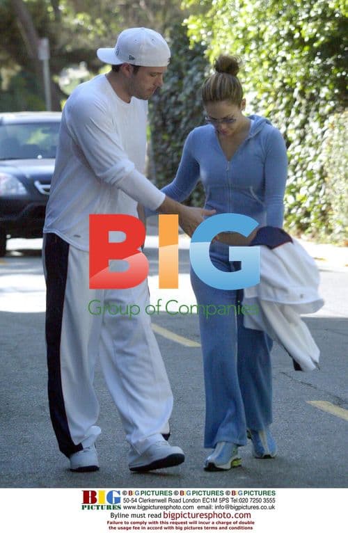 Ben Affleck and Jennifer Lopez workout in Beverly Hills