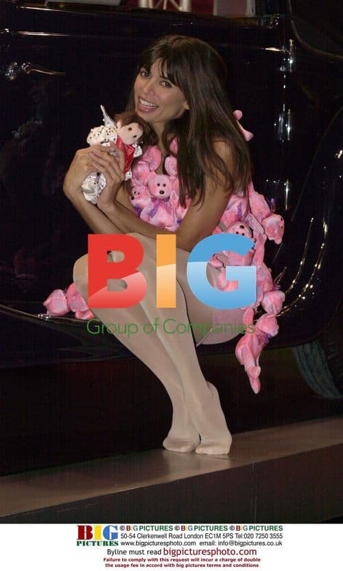 Top Model Lisa B in Zandra Rhodes Beanie Dress