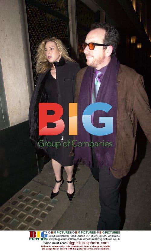 Elvis Costello and Diana Krall at The Ivy