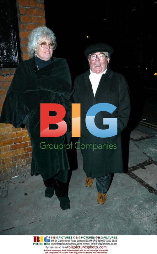 Ronnie Corbett and Wife at 'Zipp' Party