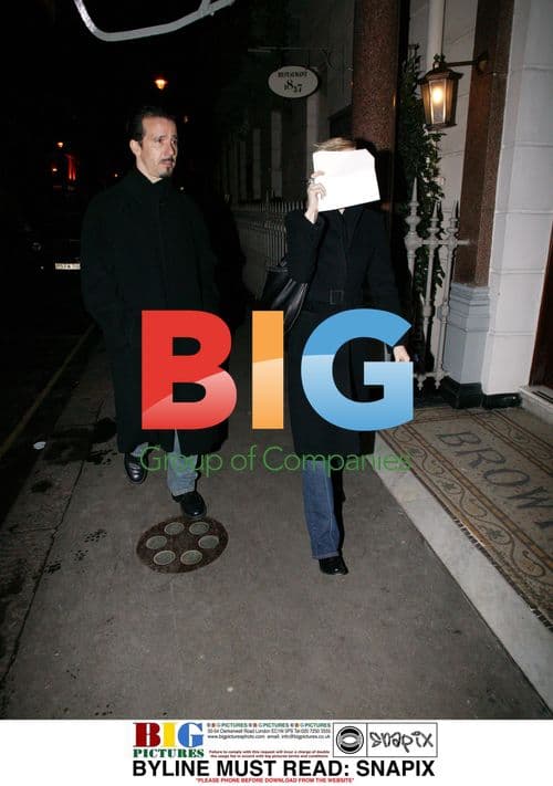 Mena Suvari and Robert Brinkmann in London