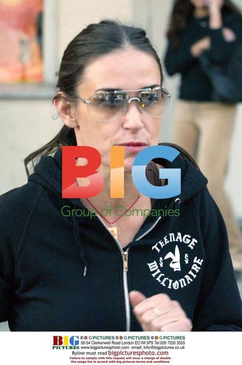 Demi Moore Takes Kids Shopping in Beverly Hills