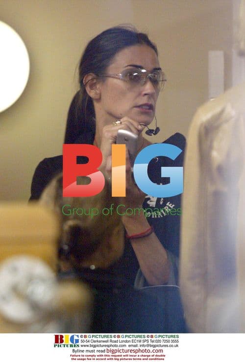 Demi Moore Shopping with Kids