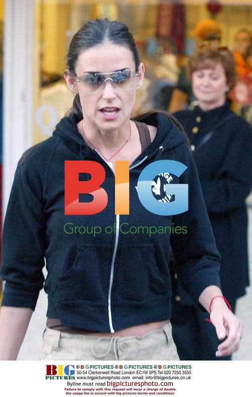 Demi Moore takes kids shopping in Beverly Hills