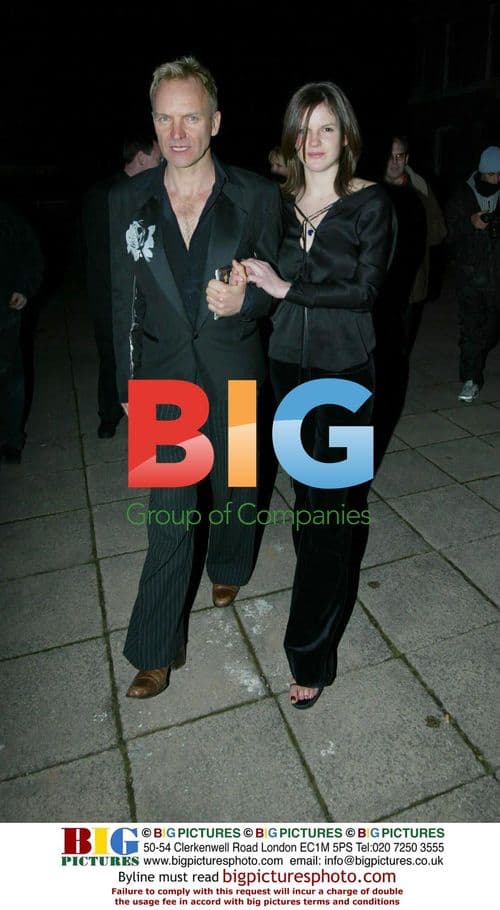 Sting and Daughter at Old Vic Benefit