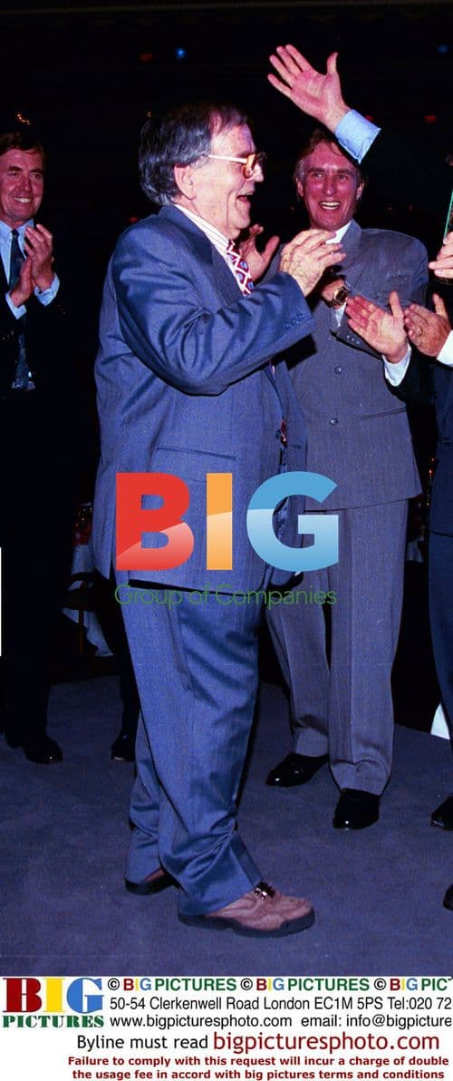 DJ Alan Freeman with celebs at event