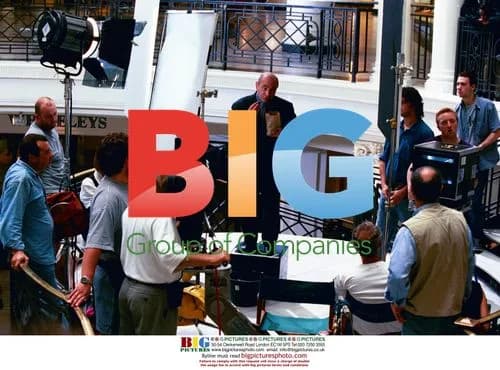 Bob Hoskins Filming BT TV Commercial