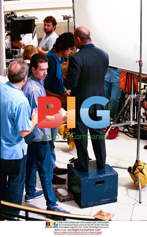 Bob Hoskins Filming BT TV Commercial