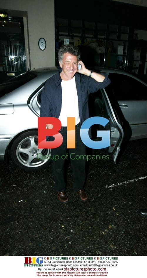 Dustin Hoffman Leaves London Club